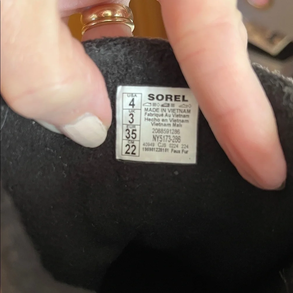 🆕 Sorel Whitney™ II Plus Lace WP Tawney Buff Black Snow Boots